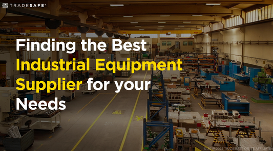 warehouse of an industrial equipment supplier