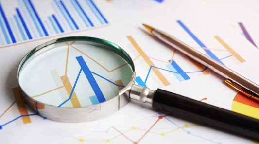 control chart with magnifier