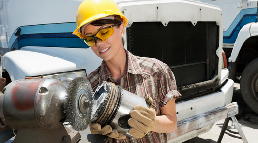 worker buffing