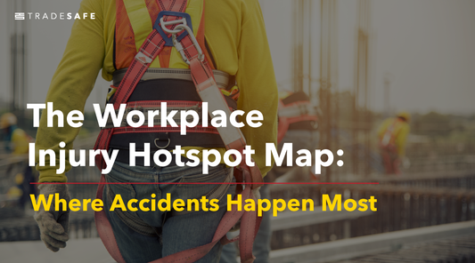 workplace injury hotspot map where accidents happen most