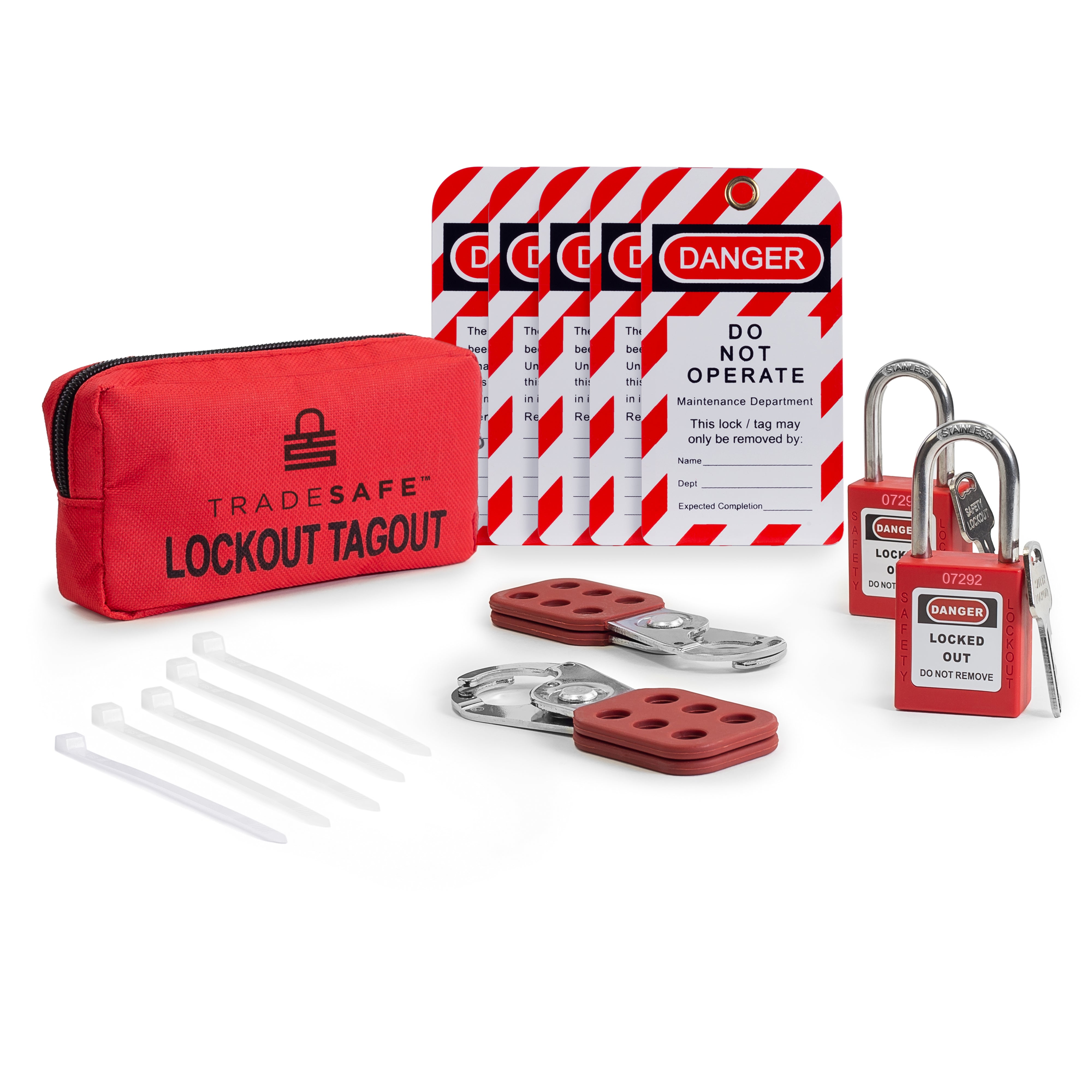 Lockout service monteur set - Lock out kit - LOTOTO kit - Loto kit