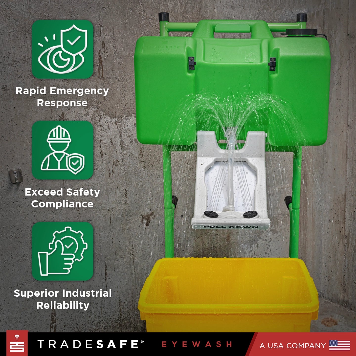 benefits of the emergency portable eyewash station