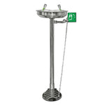 pedestal mounted eye wash station