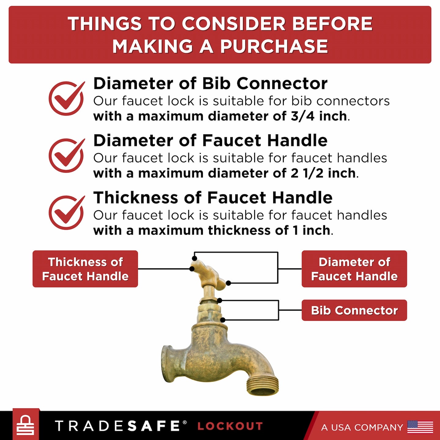 things to consider before buying outdoor faucet lock