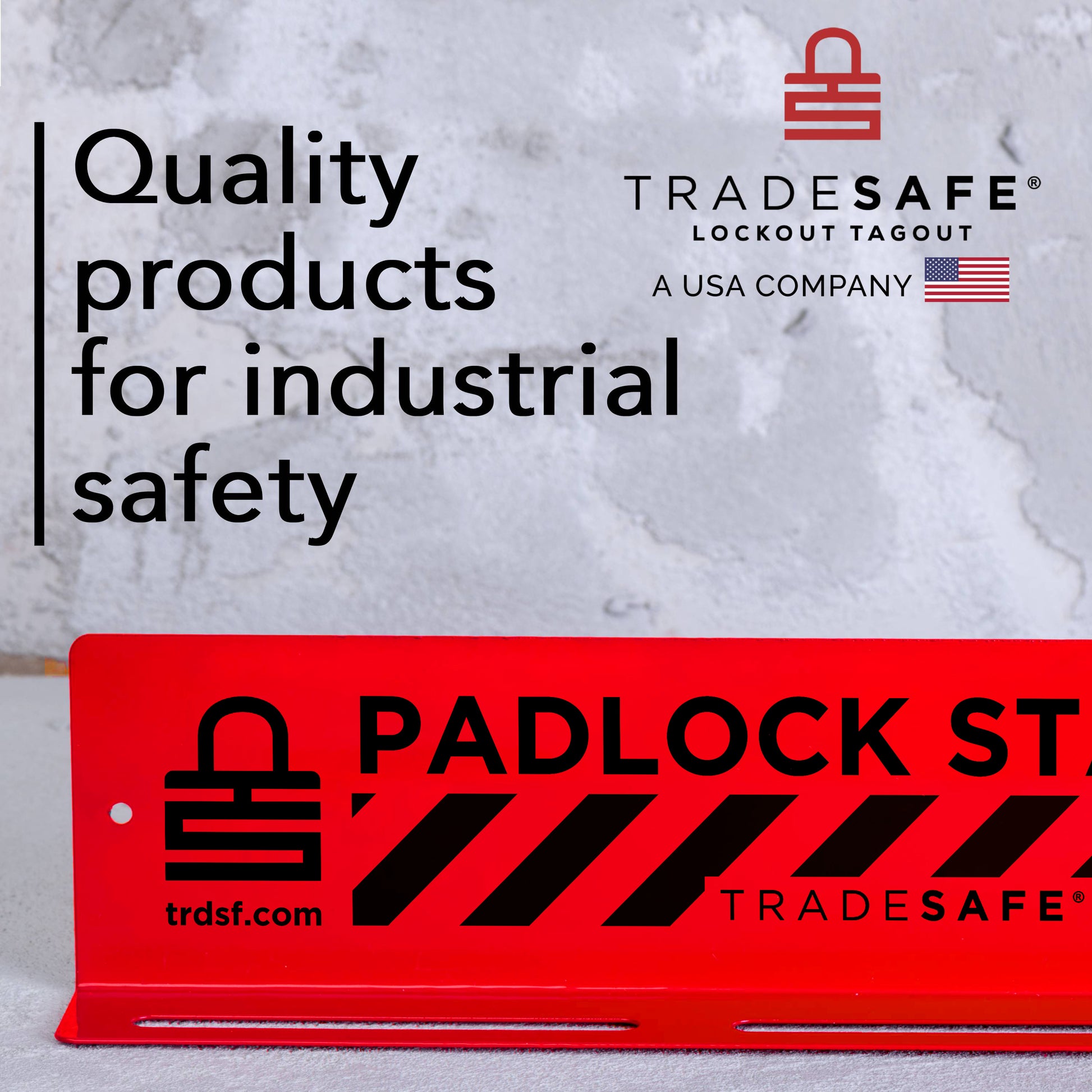 tradesafe lockout tagout padlock station; quality products for industrial safety