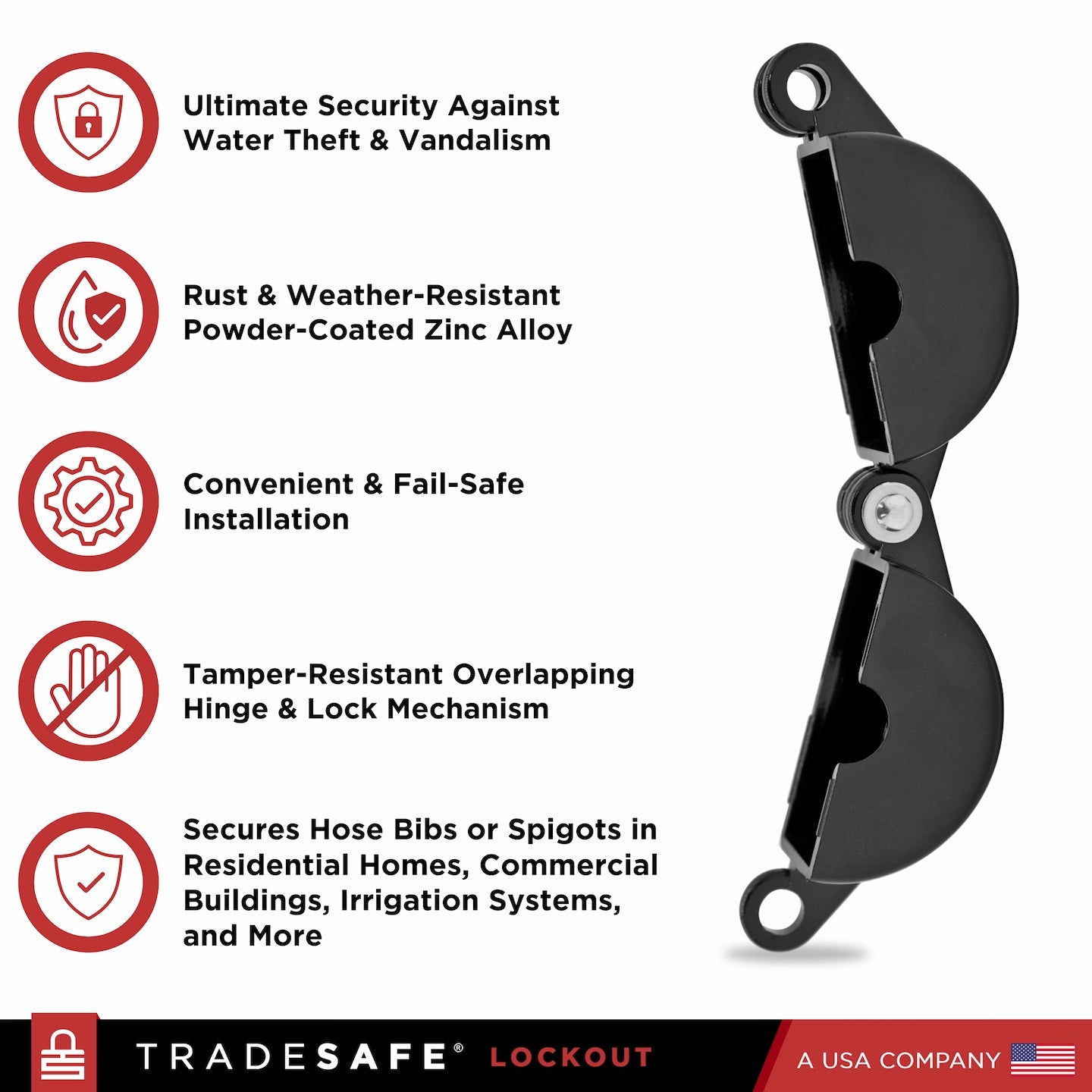 metal hose bib lock different uses and features