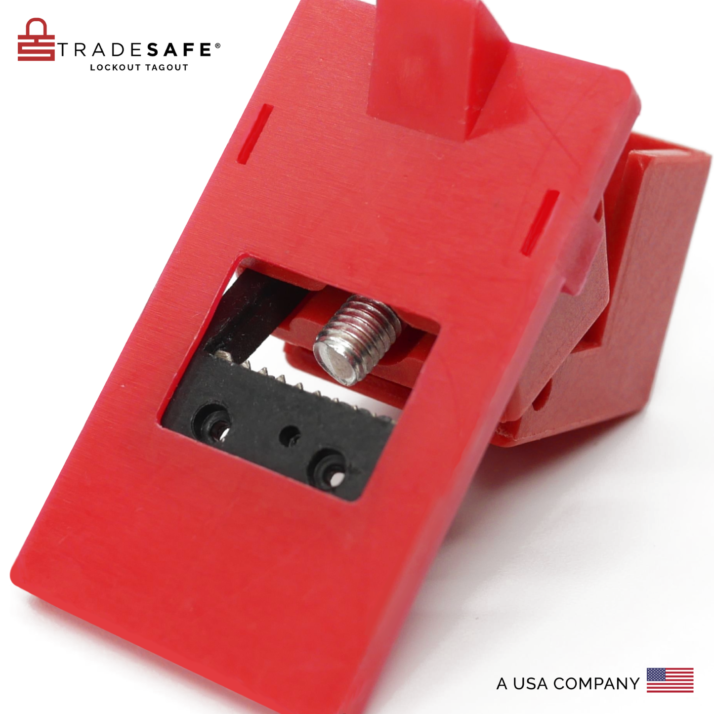 close-up view of clamp-on circuit breaker product details