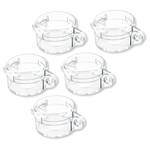 high-level view of emergency push button cover round in medium size 5 pack