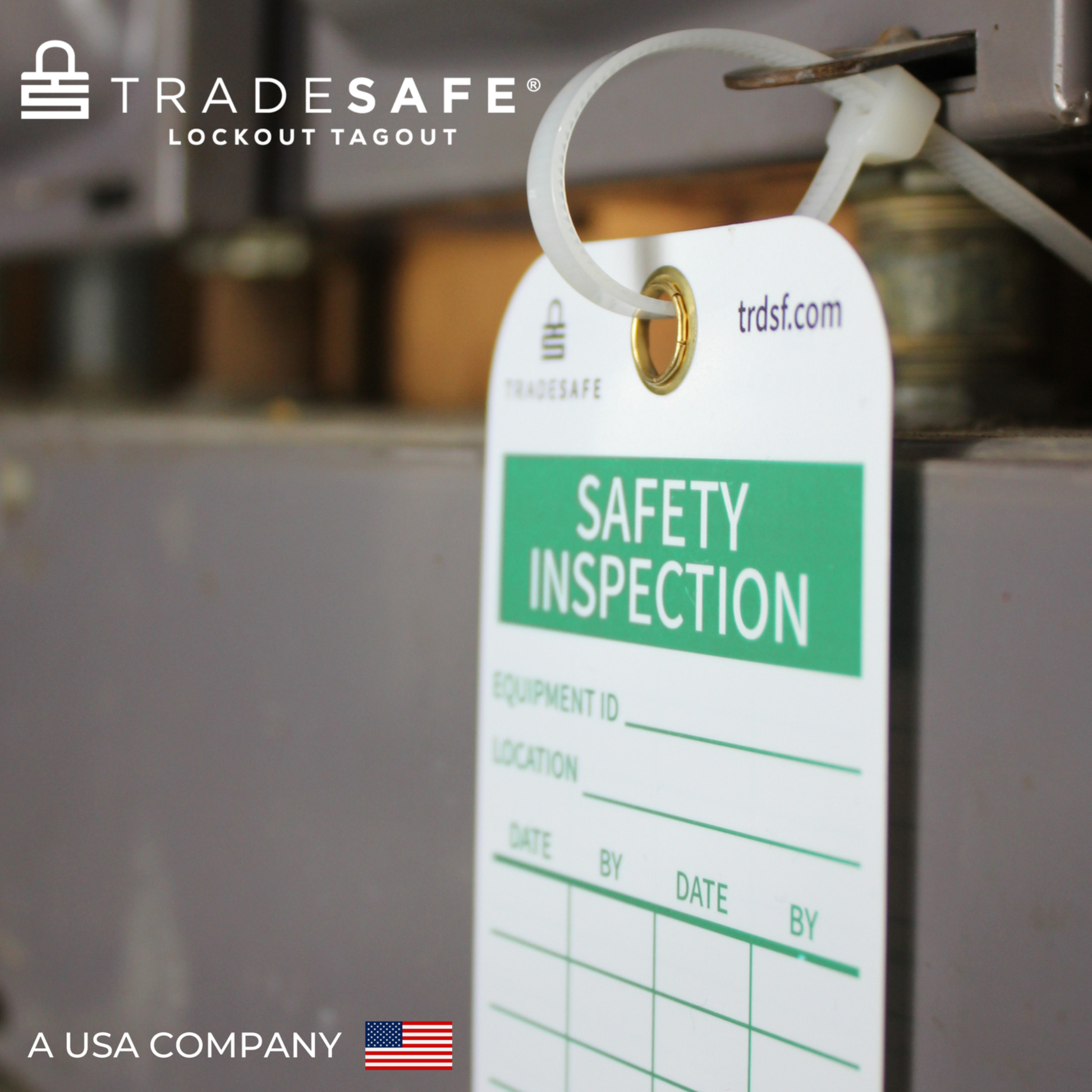 safety inspection tag in-use