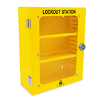 tradesafe large lockout tagout station steel cabinet unfilled