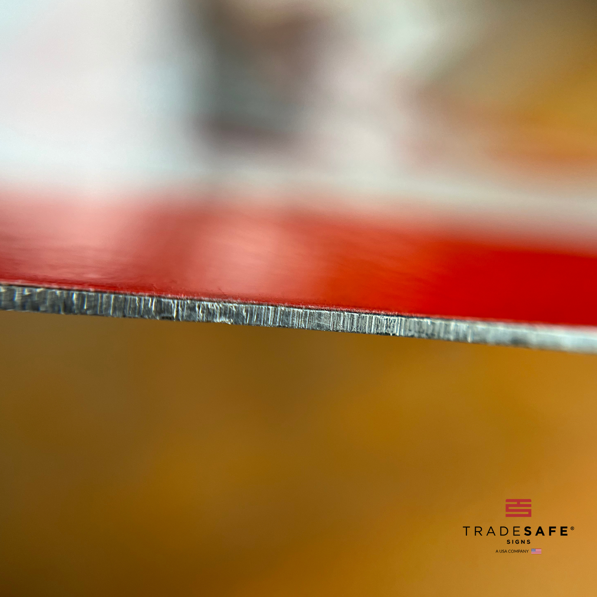 thickness of tradesafe's aluminum sign