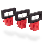 slanted lockout tagout circuit breaker oversized 3 pack