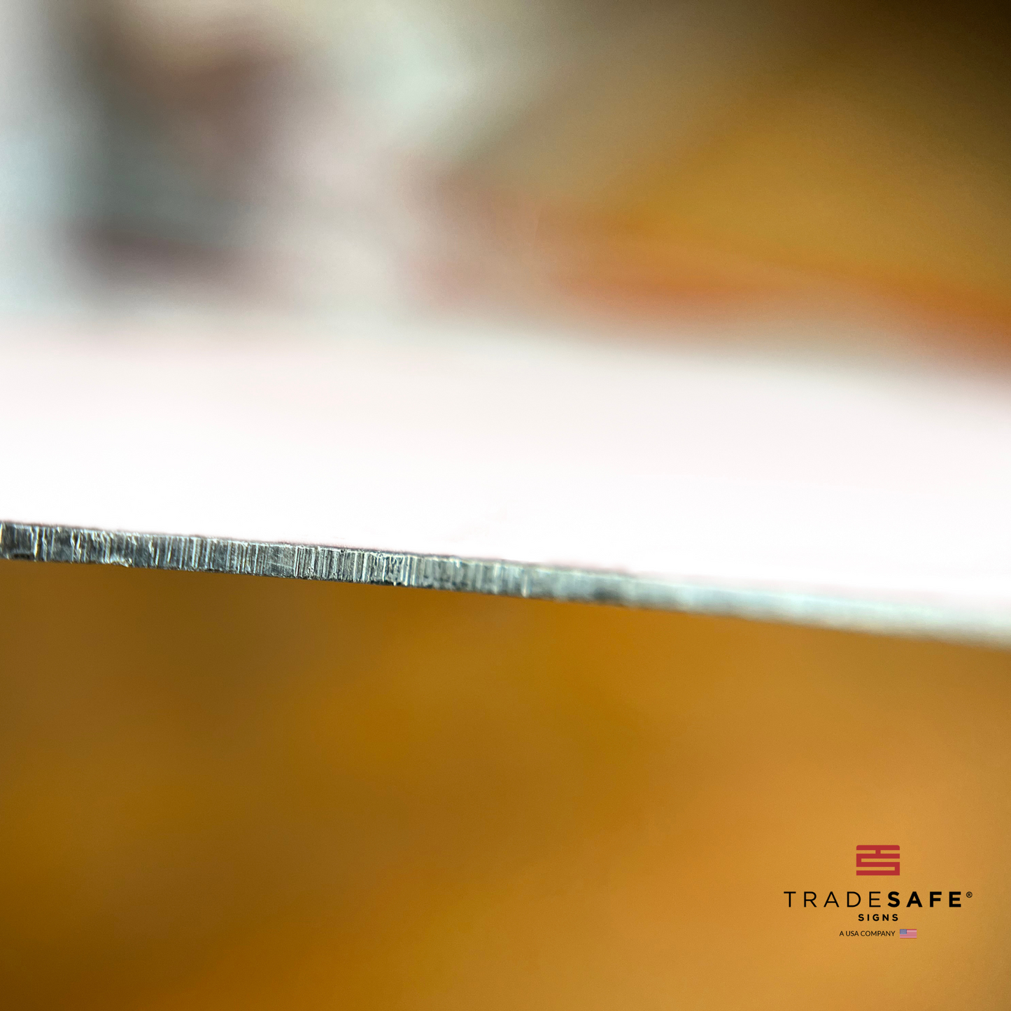 thickness of tradesafe's aluminum sign