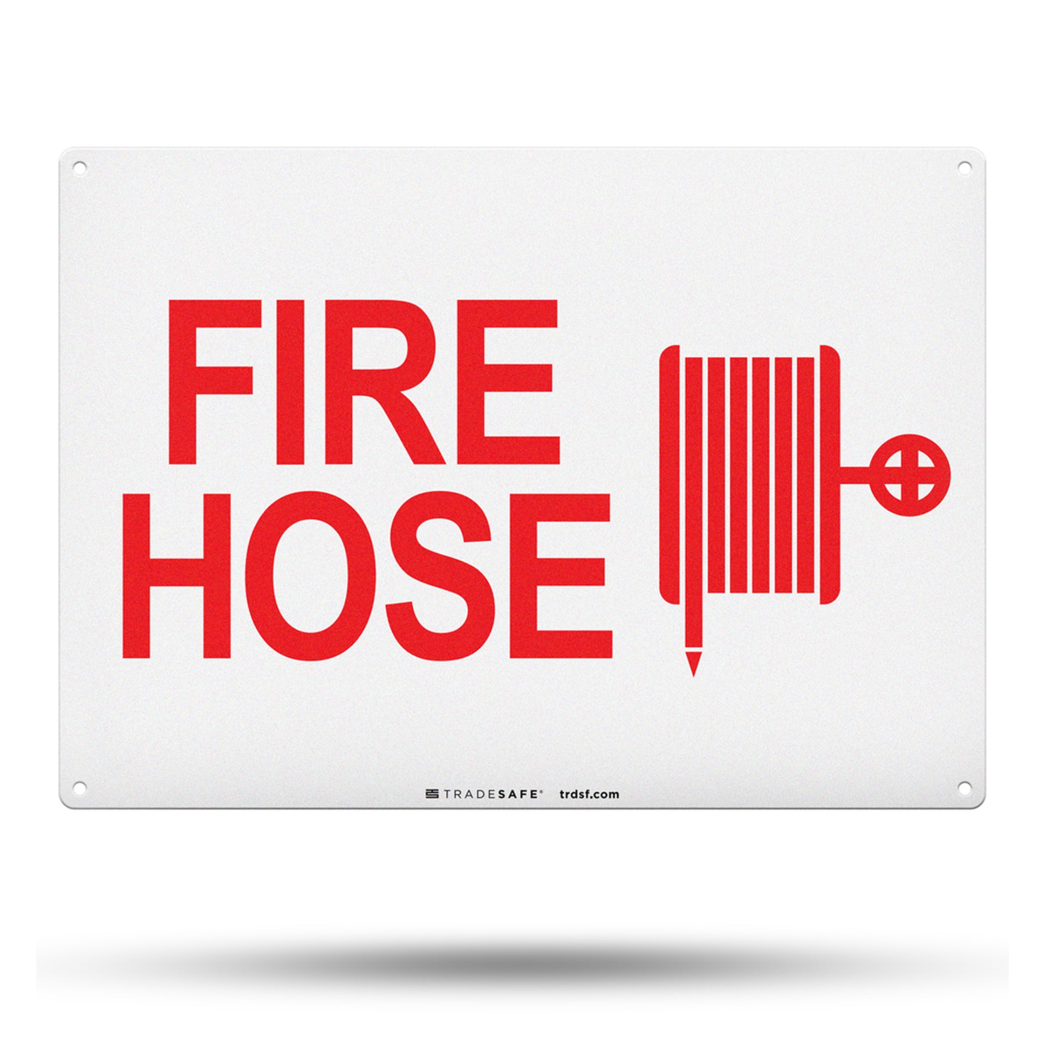 Fire Hose Sign - Aluminum Fire Safety Sign