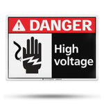 high voltage sign
