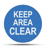 keep area clear sign vinyl sticker