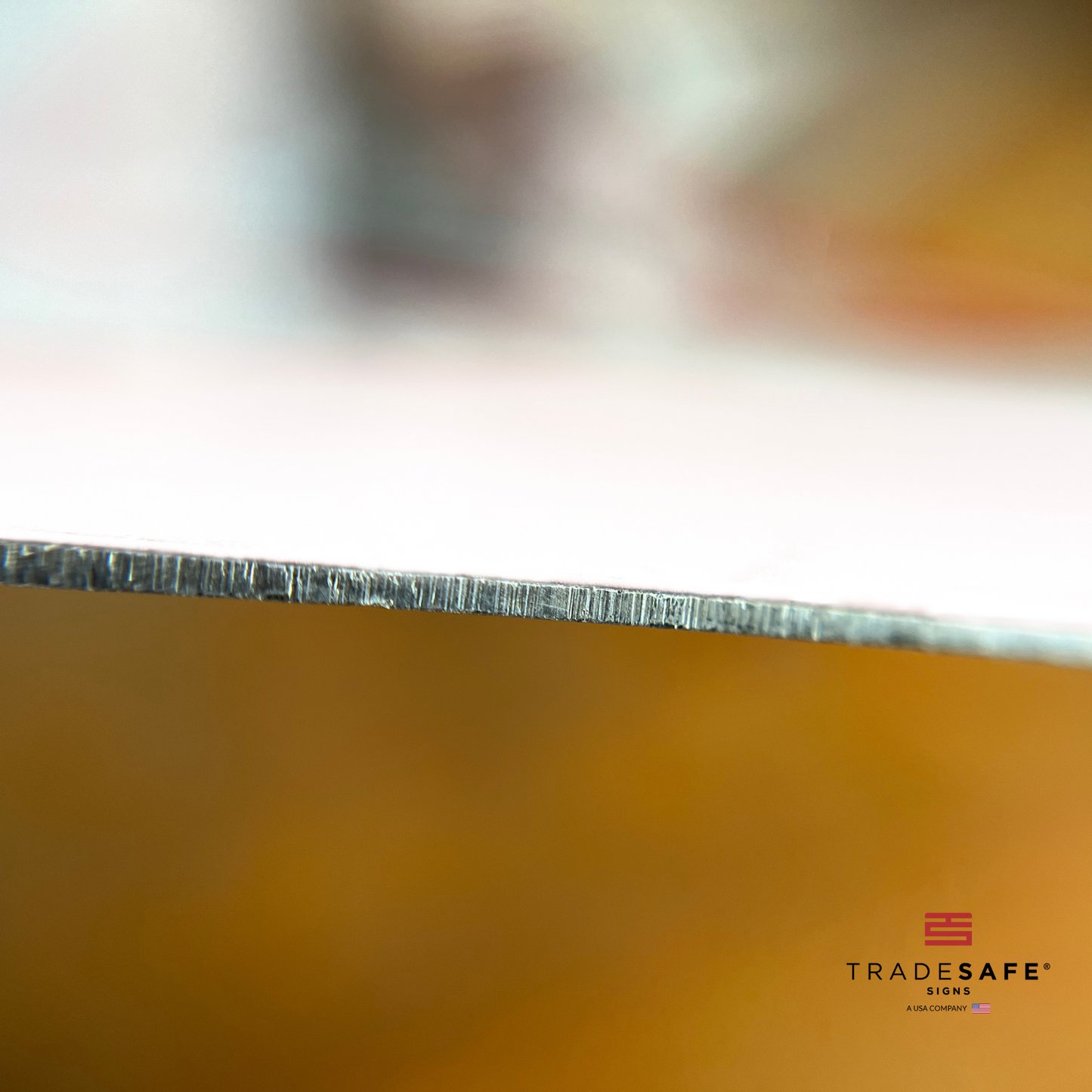 thickness of tradesafe's aluminum sign
