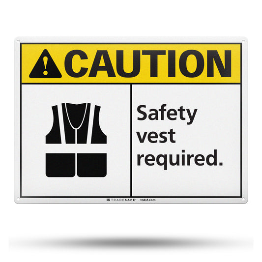 safety vest required sign