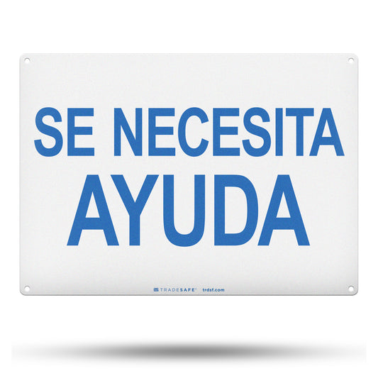 help wanted sign in spanish