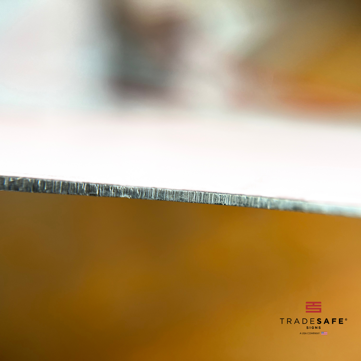 thickness of tradesafe's aluminum sign