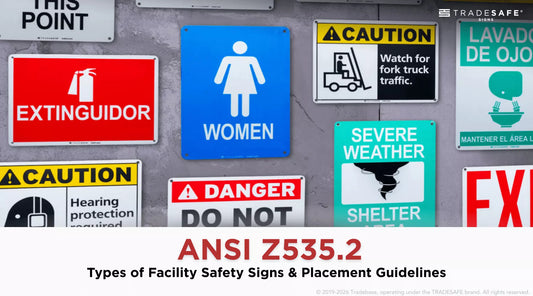 ansi z535.2 facility sign types