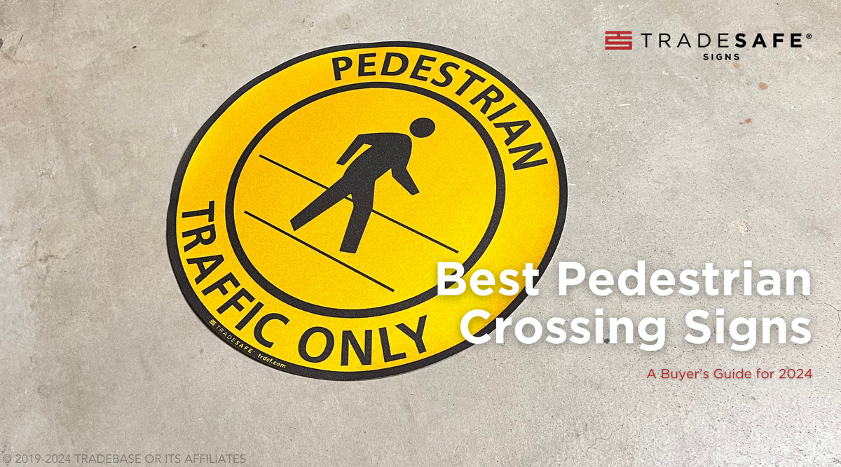 Priusr Crossing Sign Pedestrian Crossing Signs: A Buyer's Guide | TRADESAFE