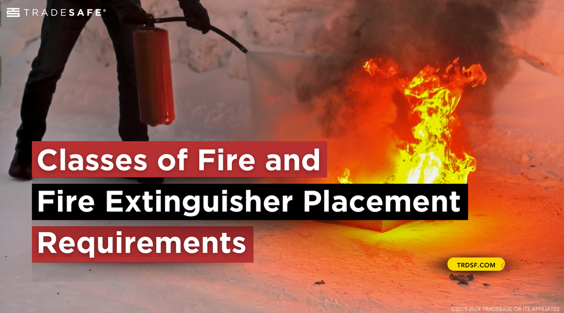 classes of fire and fire extinguisher placement