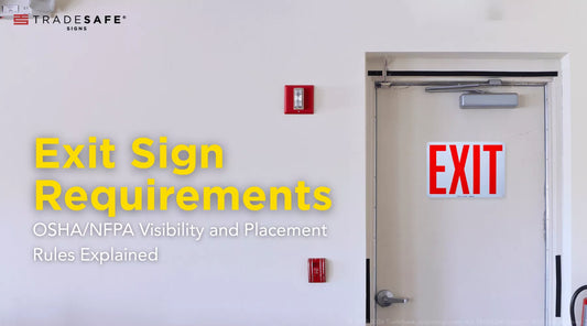 exit sign requirements