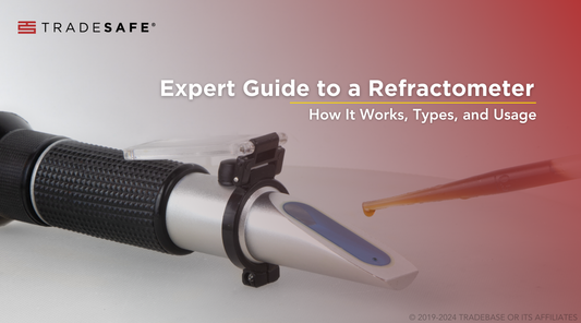 sample liquid onto the refractometer