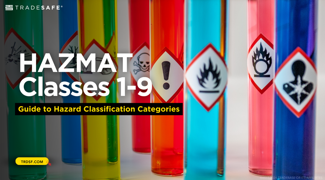 hazmat classification categories