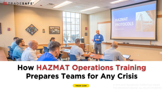 instructor teaching hazmat training course