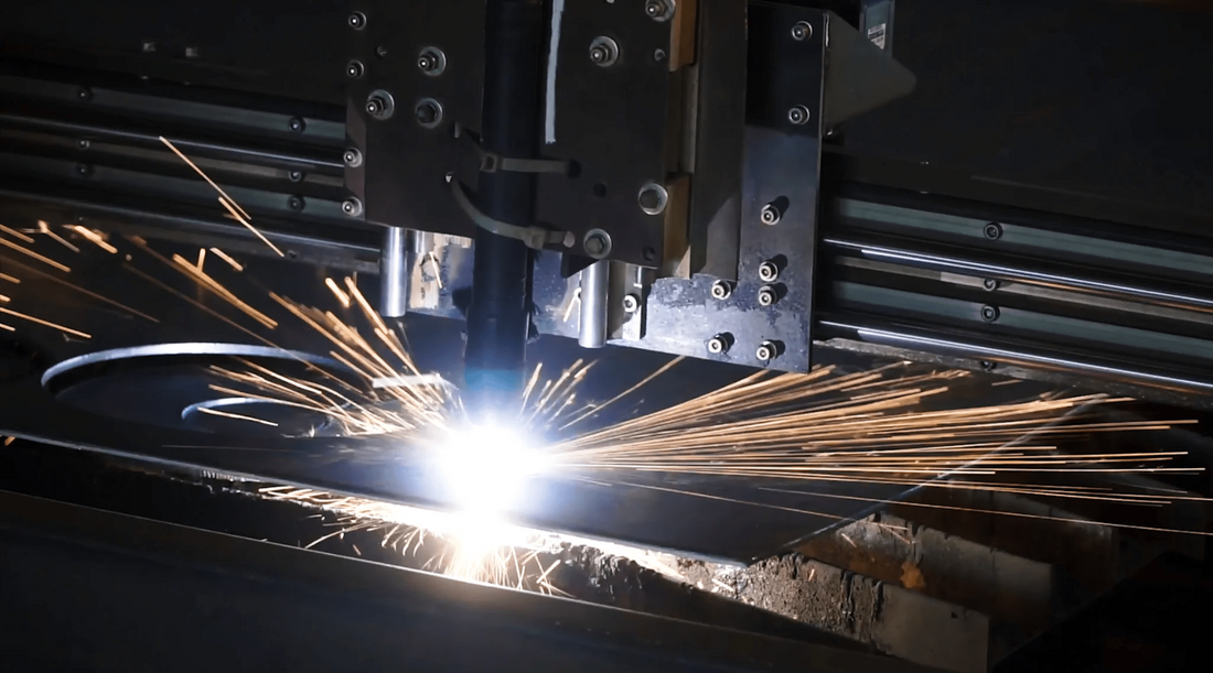 close up plasma cutter