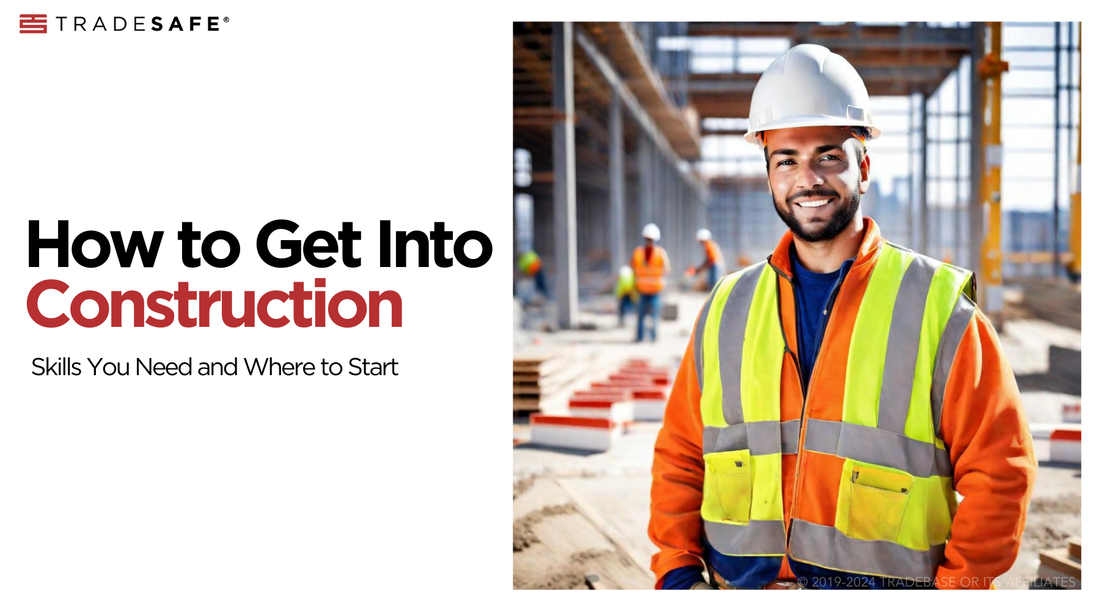 construction worker on a busy construction site