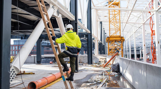 industrial worker on a construction site