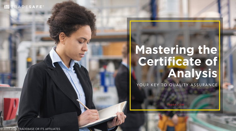 What is a COA? Certificate of Analysis Explained | TRADESAFE