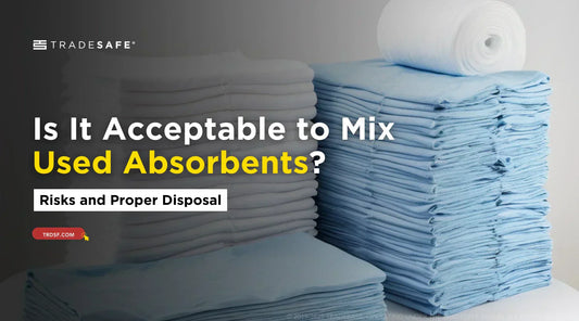 mixing used absorbents