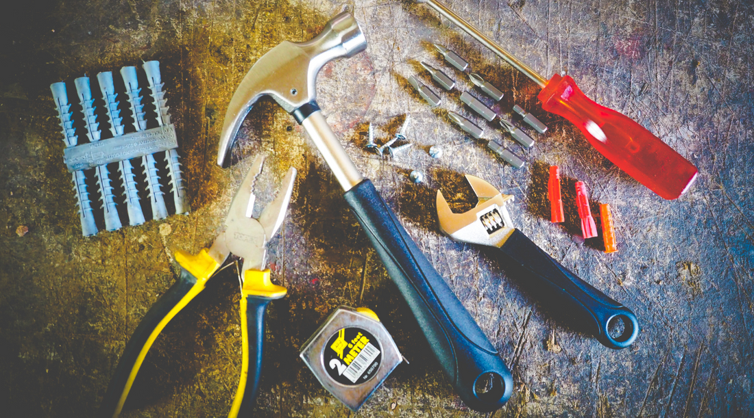 a variety of hand tools