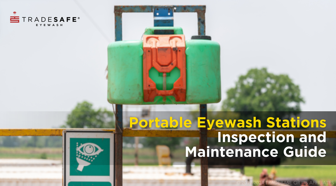 portable eyewash stations in remote area
