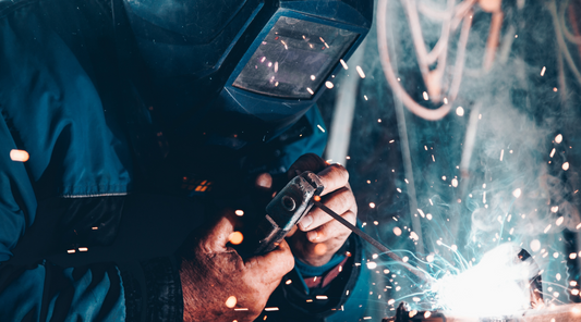 worker using a power tool