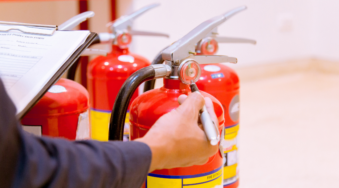 regular inspection of fire extinguishers