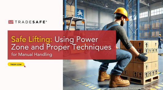 safe lifting to store and place materials