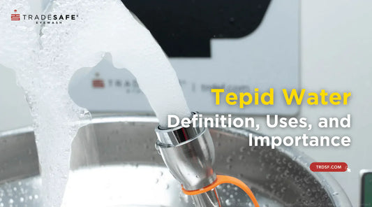 tepid water for eyewash stations