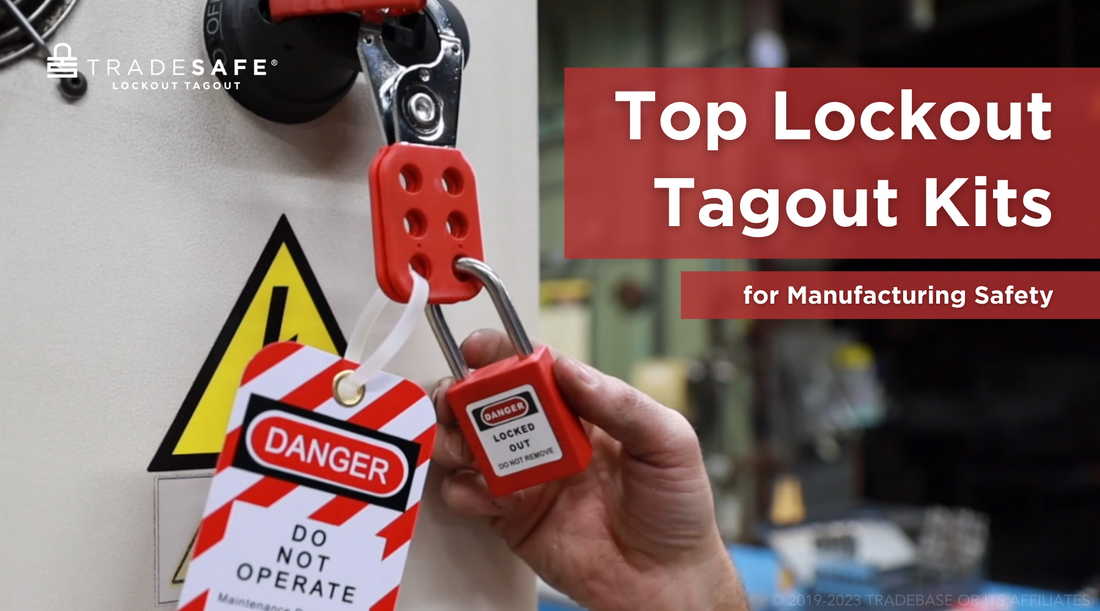 lockout tagout hasp with lock and tag