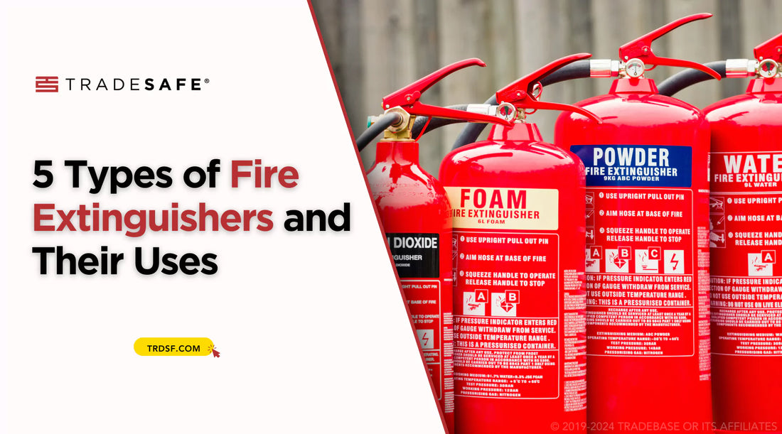 types of fire extinguishers