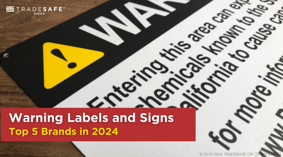 Warning Labels and Signs: Top 5 Brands in 2024