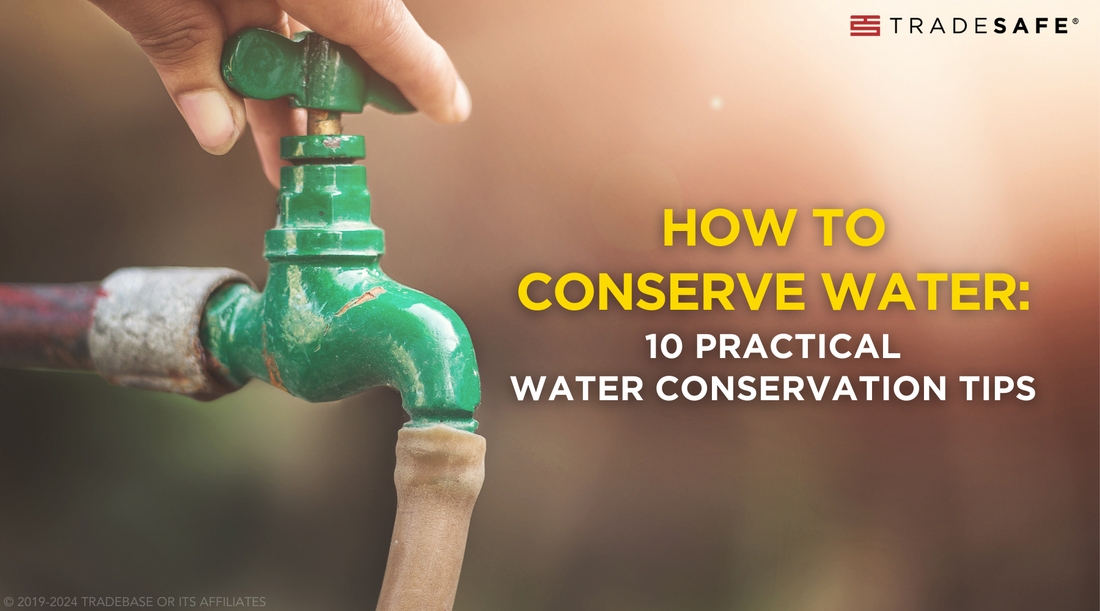 ways to conserve water