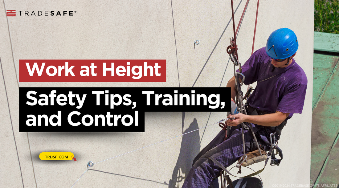 working at height safety tips training control