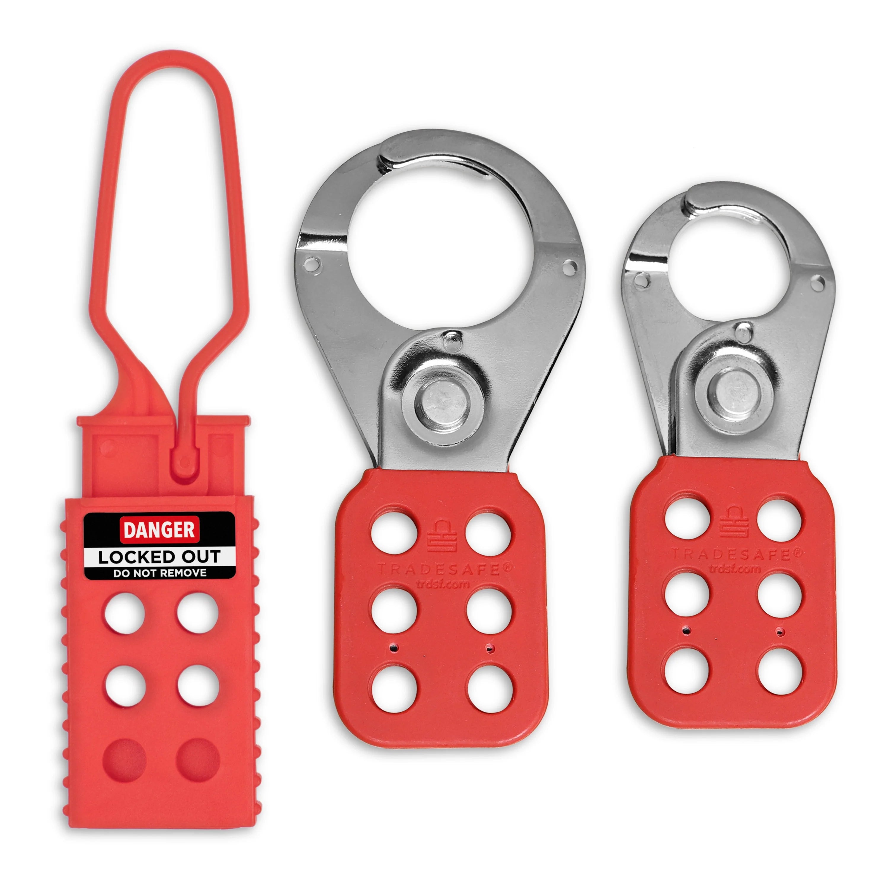 nylon and steel hasps