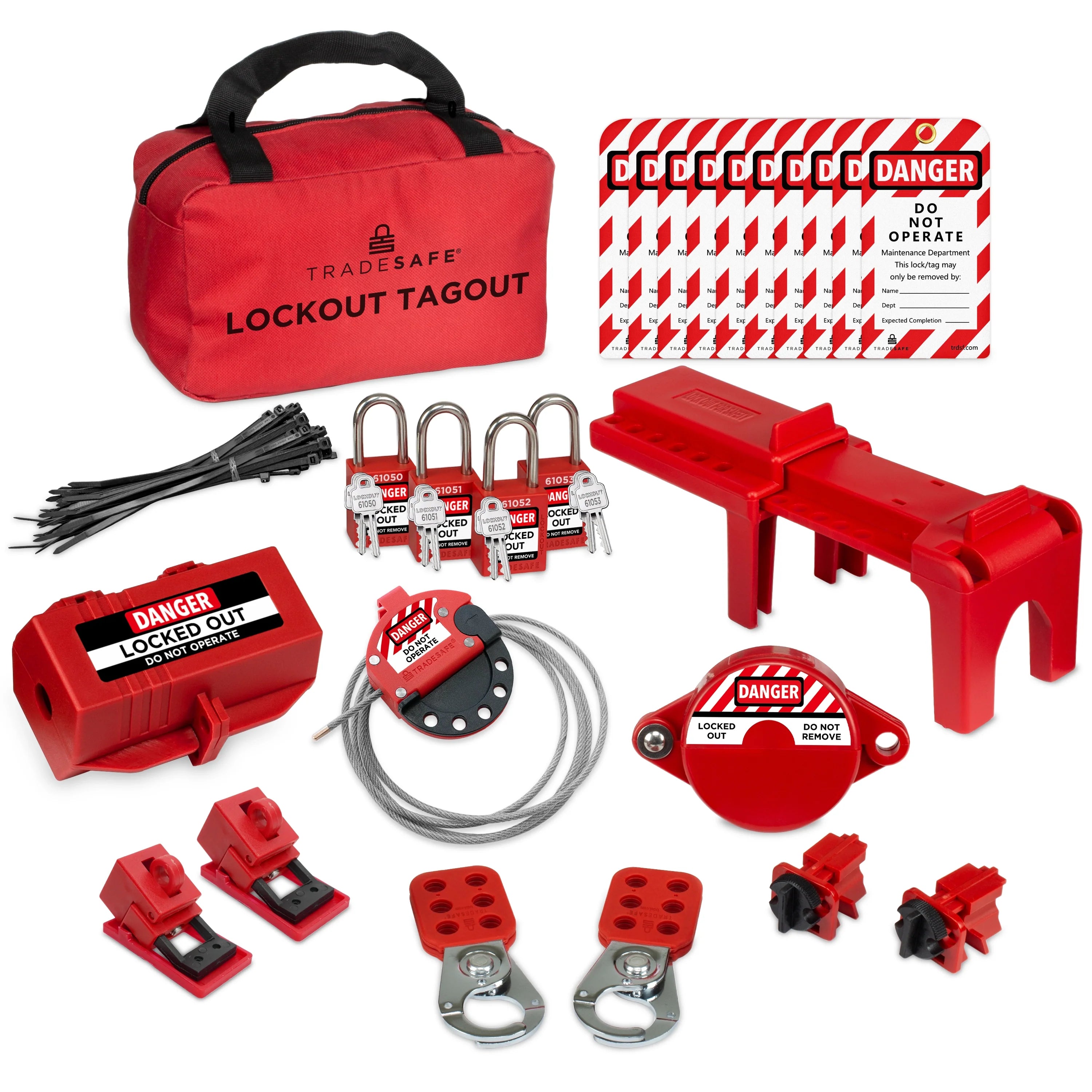 LOTO Supplies | Safety Lockout Tagout Supplies for Sale | TRADESAFE