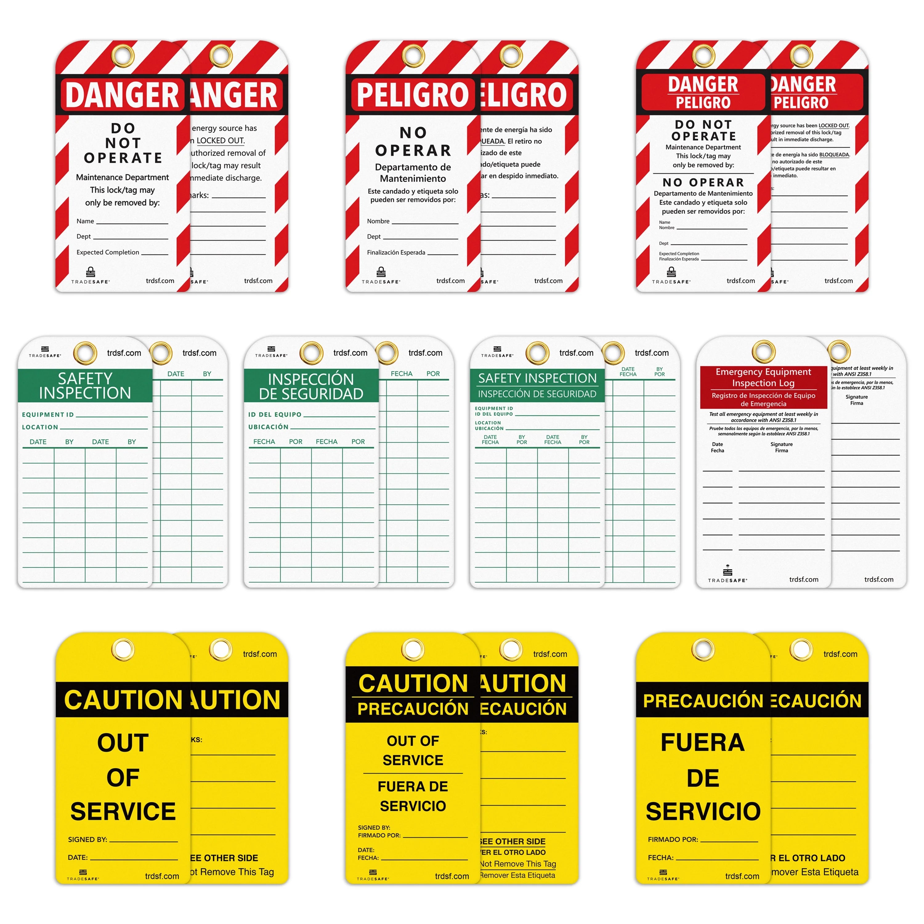 Registered Tag Equipment Safety Tags | Industrial Safety Tags for Sale | TRADESAFE
